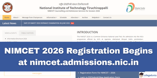 NIMCET 2026 Registration Begins at nimcet.admissions.nic.in; Check Complete Schedule Here